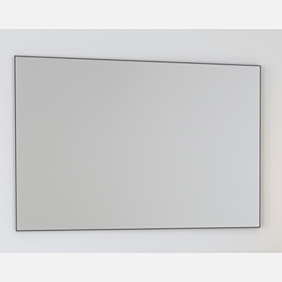 Polka Nero Aynalı 100 cm Üst Modül Banyo Dolabı