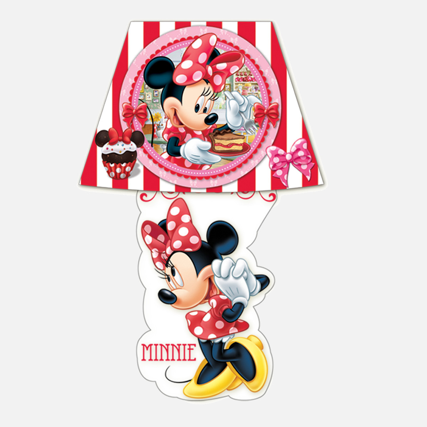 Disney Minnie Mouse Sticker Gece Lambası