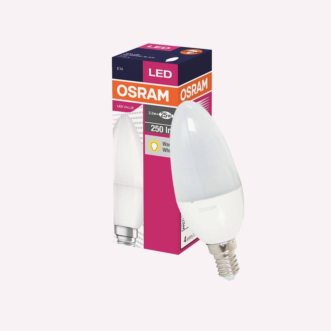    Osram Value Clb40 5.7 W Beyaz Mum E14 Duy Led Ampul   