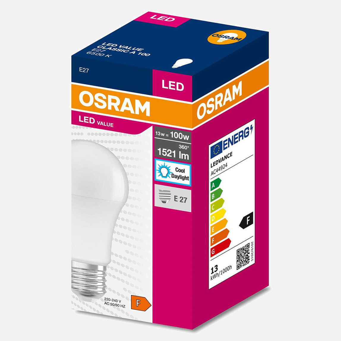    Osram 13 W Beyaz Klasik E27 Duy Led Ampul   