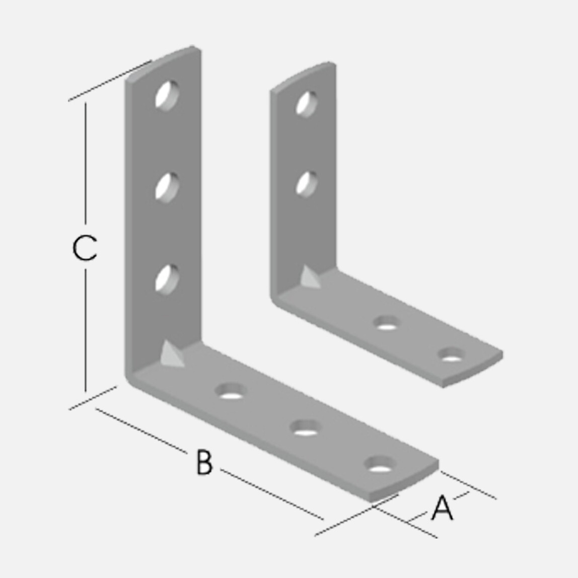    Ermo Yuvarlak Başlı Köşebent 90 Galvaniz  