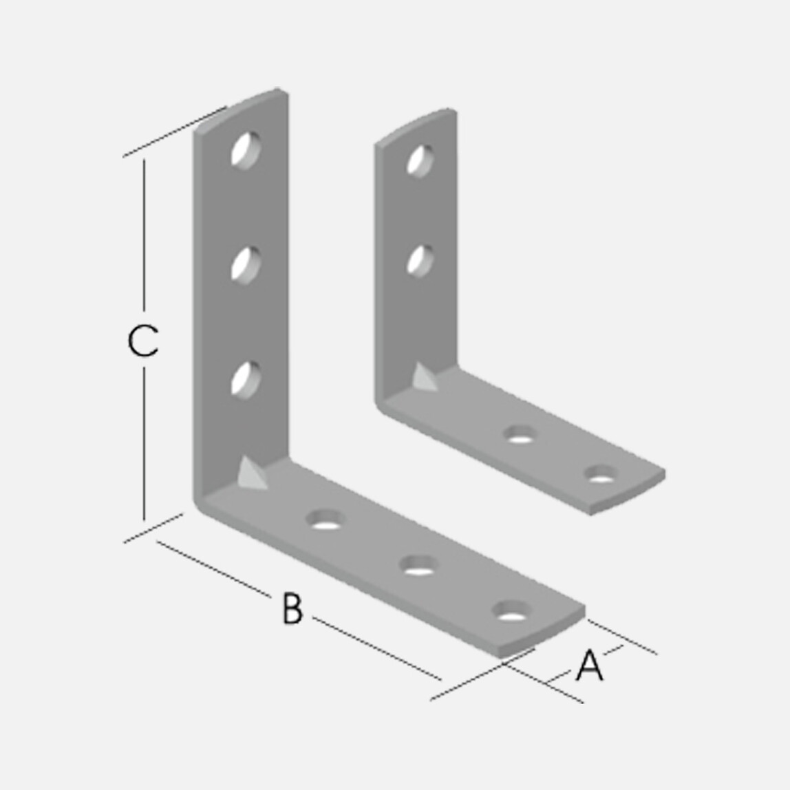    Ermo Yuvarlak Başlı Köşebent 90 Galvaniz  