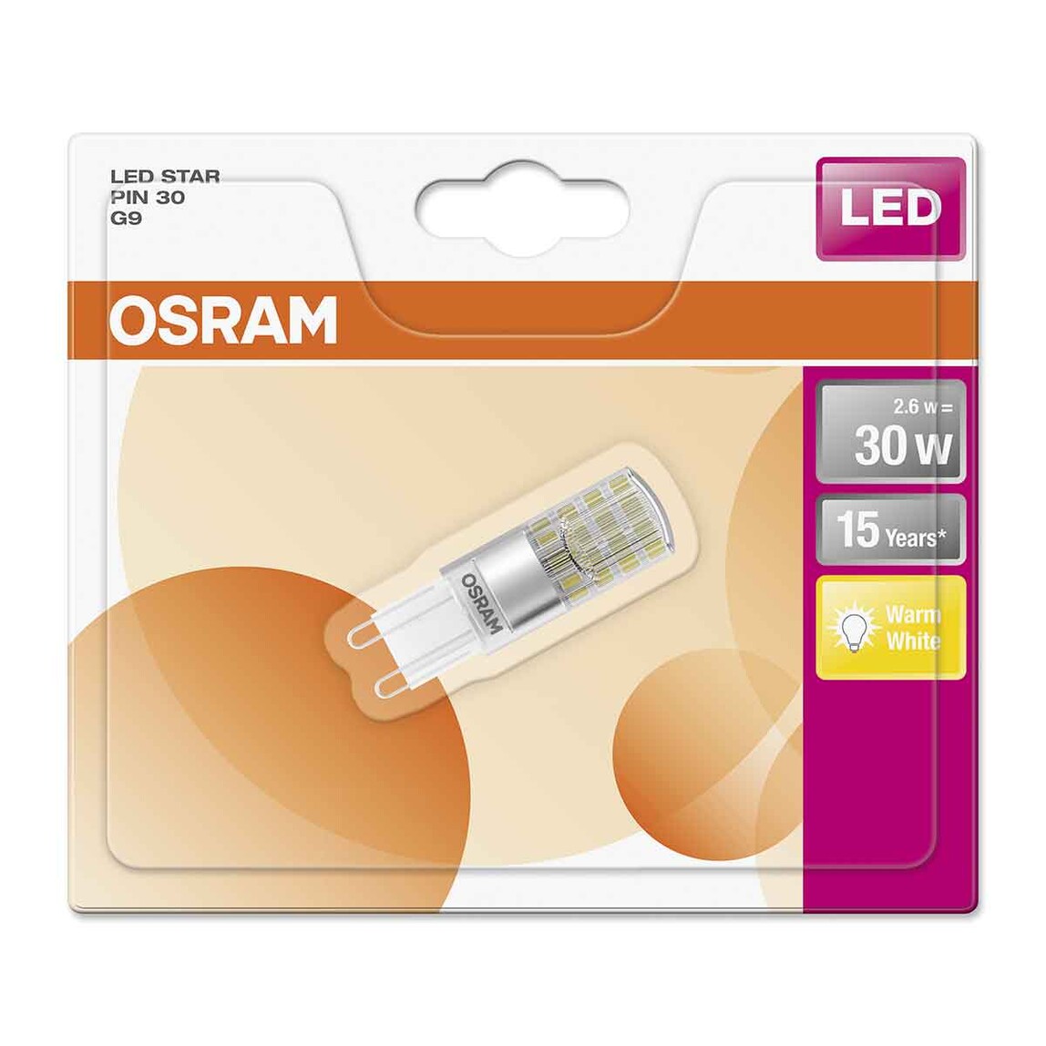 Osram 2700K 2.6 W Sarı Led G9 Duy Led Ampul_0