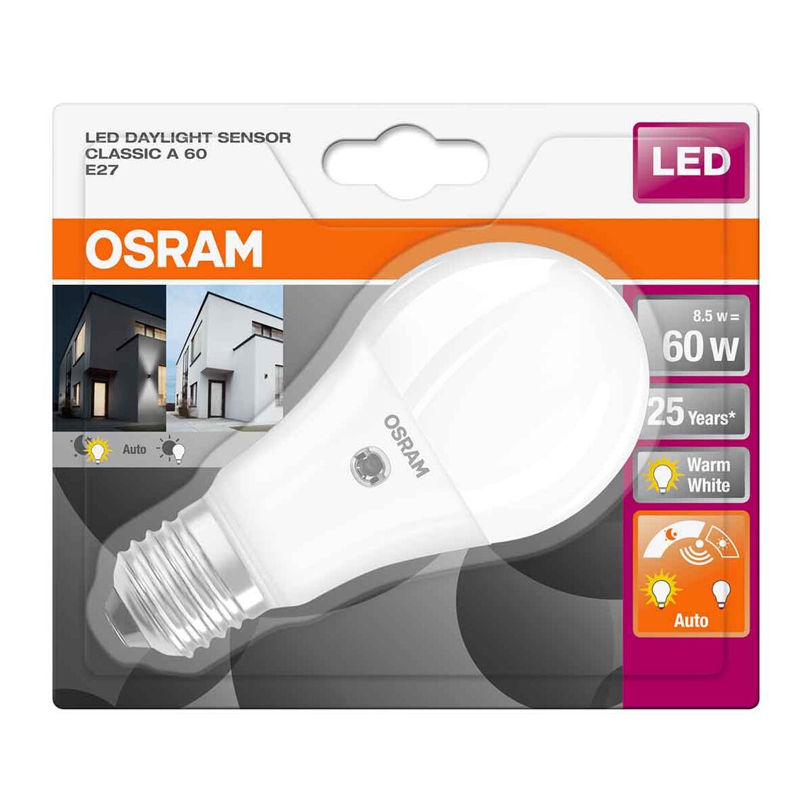 Osram St CLA60 8.5 W Sarı Klasik E27 Duy Led Ampul_0