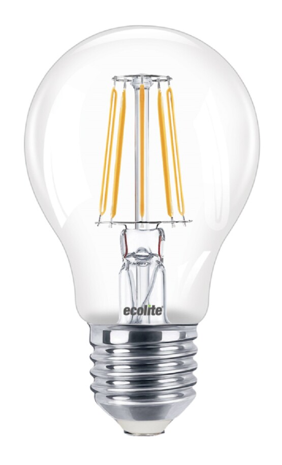 Ecolite Filament A60 6.5 W Sarı Klasik E27 Duy Led Ampul  