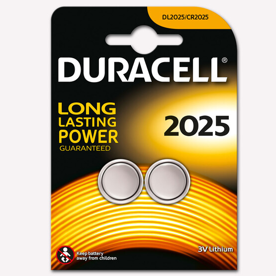 Duracell Düğme Pil 2025 2'Li 3Volt