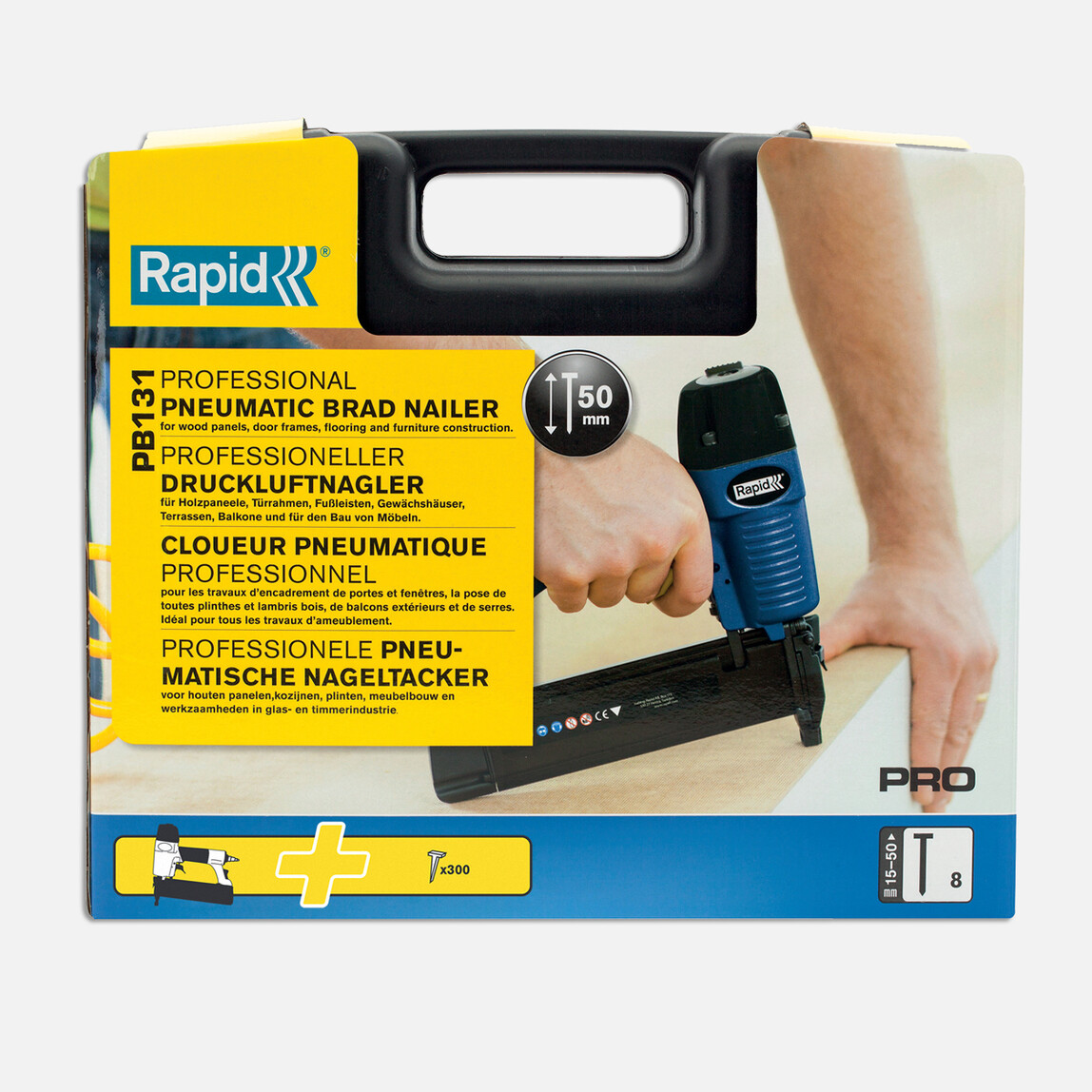    Rapid Aırtac Pnömatik Zımba Pb131 Çivi Çakma Tabancası  