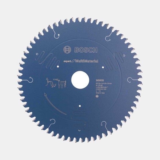 Bosch Expert Daire Testere Bıçak Çok Amaçlı 216x30 mm 64 Diş 