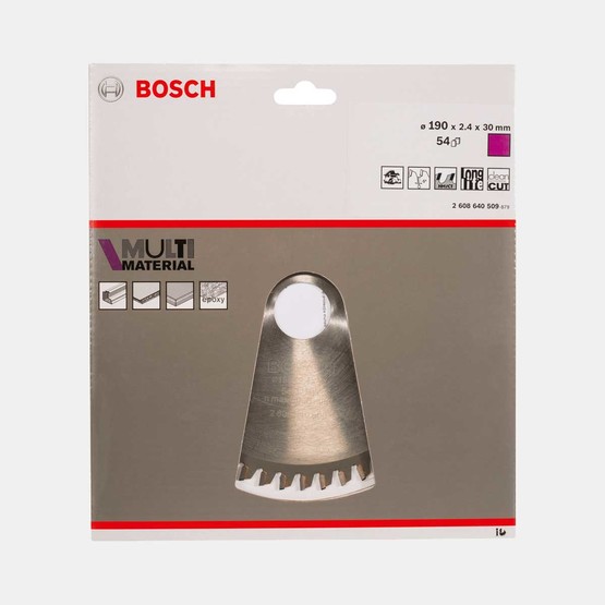 Bosch Daire Testere Bıçağı Çok Amaçlı 190X30 mm  54 Diş