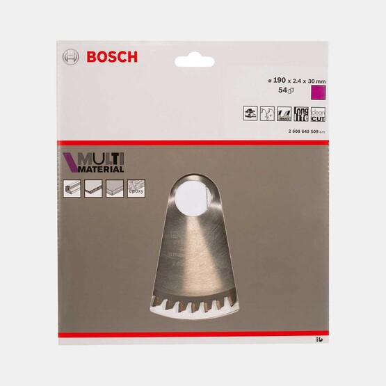Bosch Daire Testere Bıçağı Çok Amaçlı 190x30 mm  54 Diş