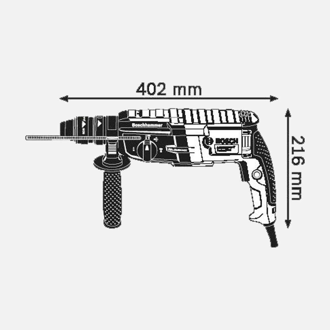    Bosch Profesyonel GBH-2-28 F 880W SDS-Plus Kırıcı Delici Matkap  