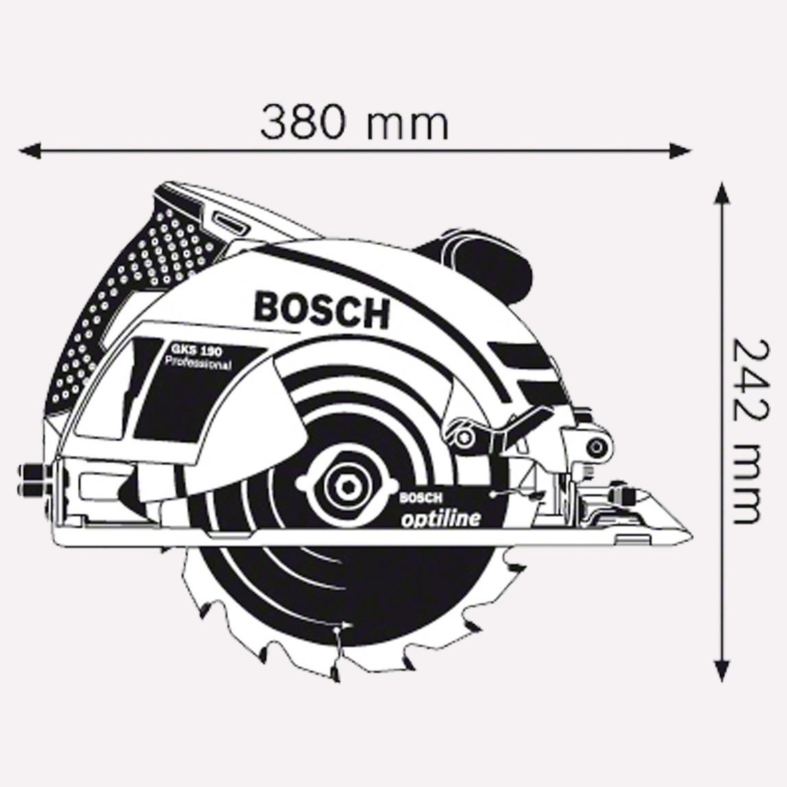 Bosch Profesyonel GKS-190 1400W Daire Testere_3