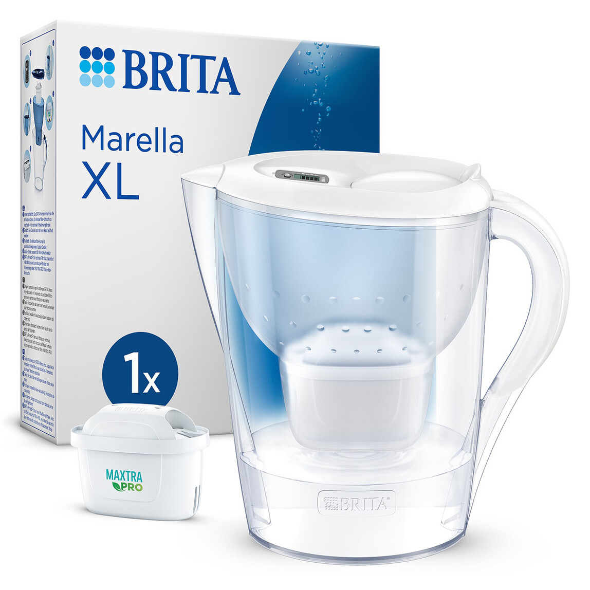    BRITA Marella XL Filtreli Su Arıtma Sürahisi - Beyaz 
