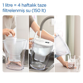 BRITA Marella XL Filtreli Su Arıtma Sürahisi - Mavi_2