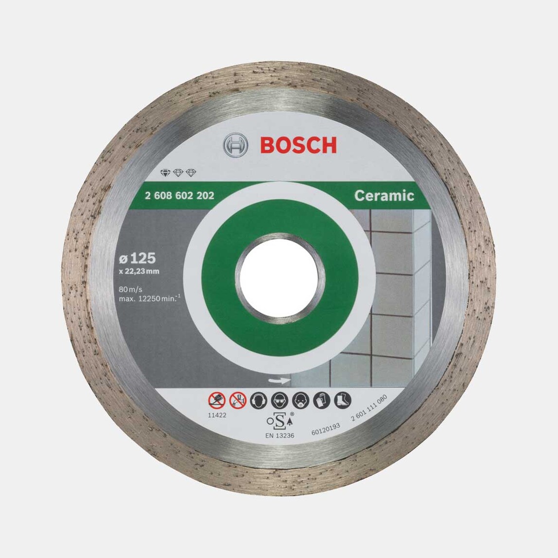    Bosch Elmas Kesme Diski Seramik İçin  125 mm 