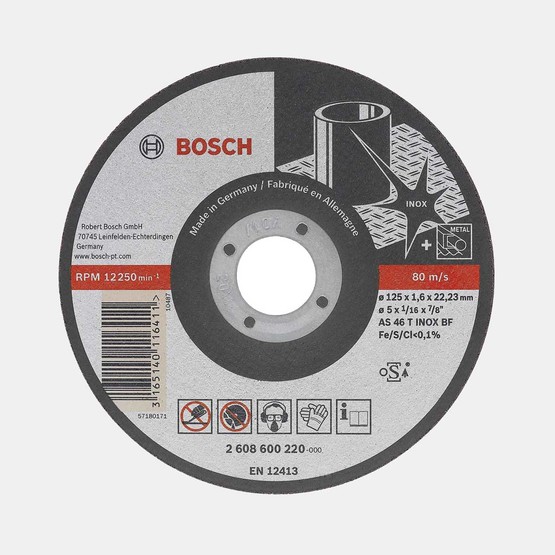 Bosch Paslanmaz Çelik Kesme Disk 115X1,0 mm Düzbest Seri