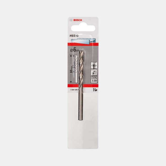 Bosch Metal Matkap Ucu 6x93 mm  Hss-G