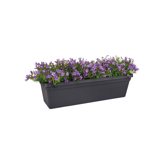 Elho Green Basics Balkon Saksısı Siyah 40 cm 