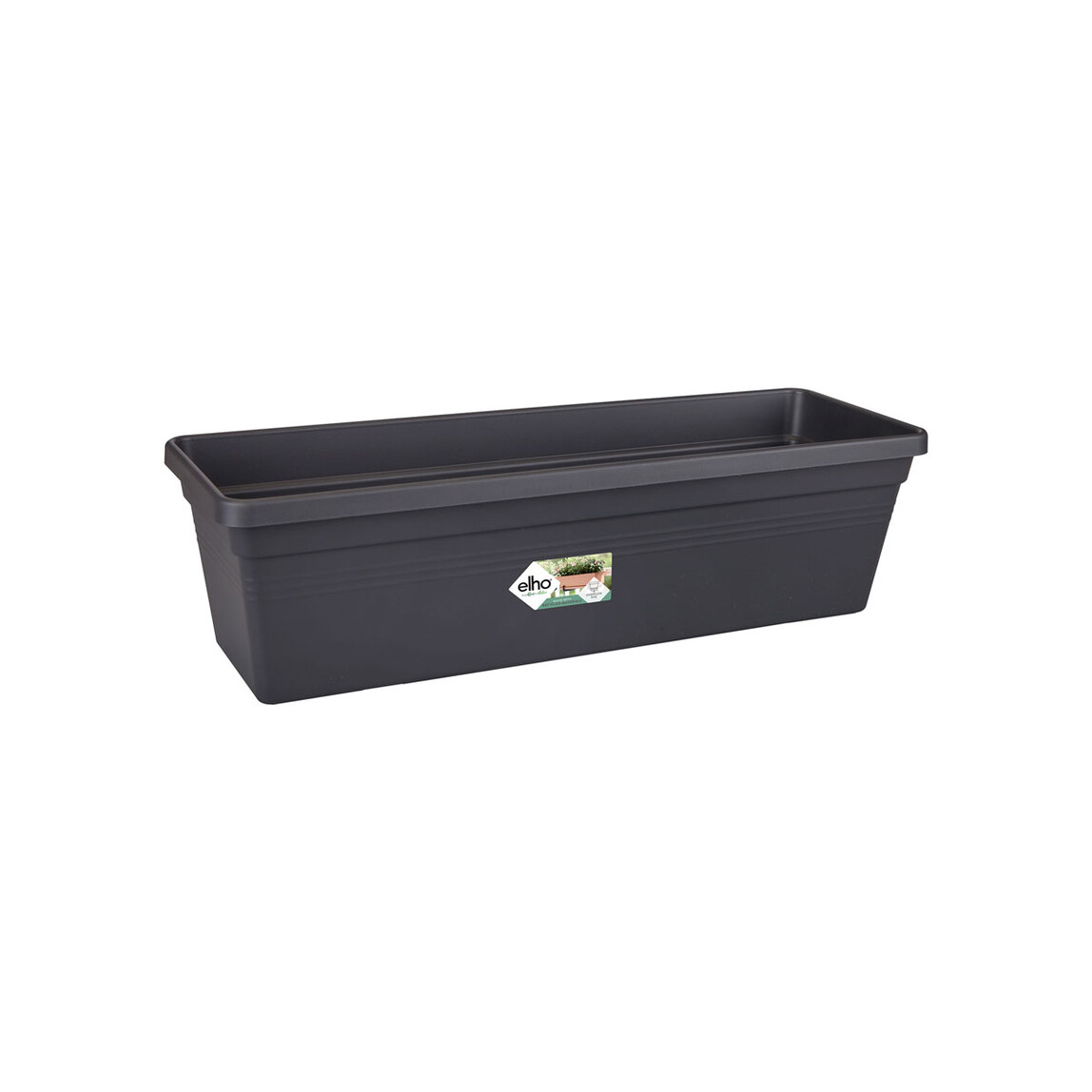    Elho Green Basics Balkon Saksısı Siyah 80 cm  