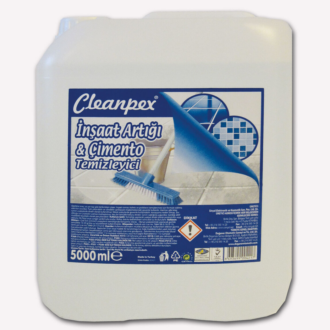    Cleanpex İnşaat Artığı Temizleyici  