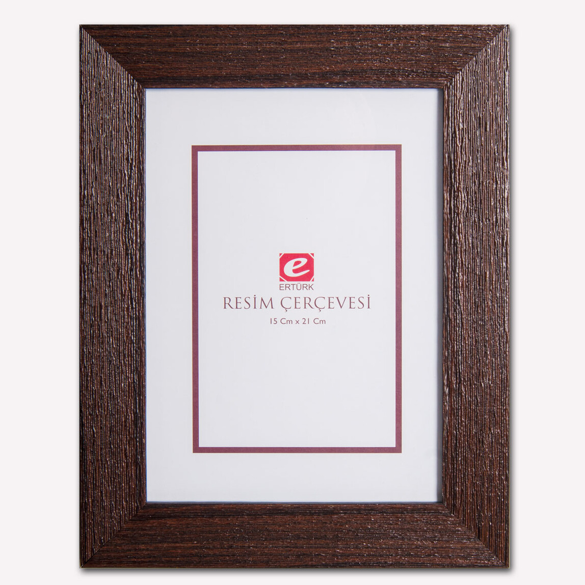   Ertürk Ceviz Ağaç Kabuğu Resim Çerçevesi 15x21 cm  