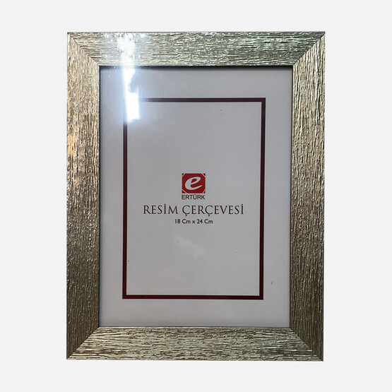 Ertürk Gümüş Ağaç Kabuğu Resim Çerçevesi 18x24 cm 