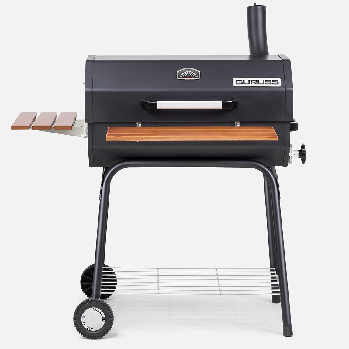    Guruss CG-075 Kömürlü Barbekü Mangal Siyah + Önlük + Kılıf 