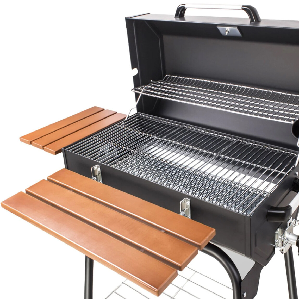    Guruss CG-075 Kömürlü Barbekü Mangal Siyah + Önlük + Kılıf 