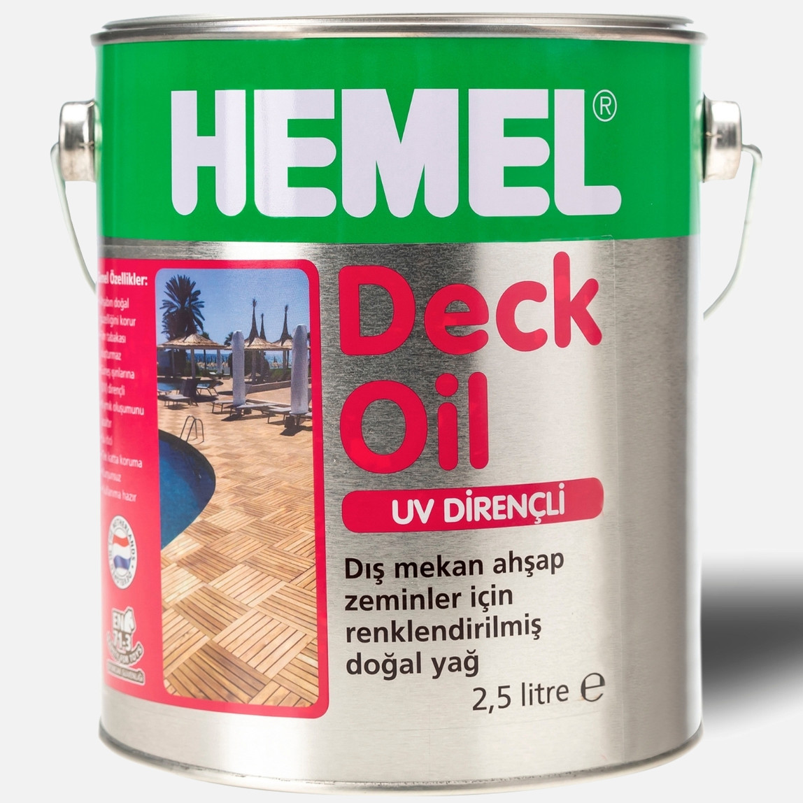 Hemel Hemel Deck Oil Antique Pine 2,5 Litre_0