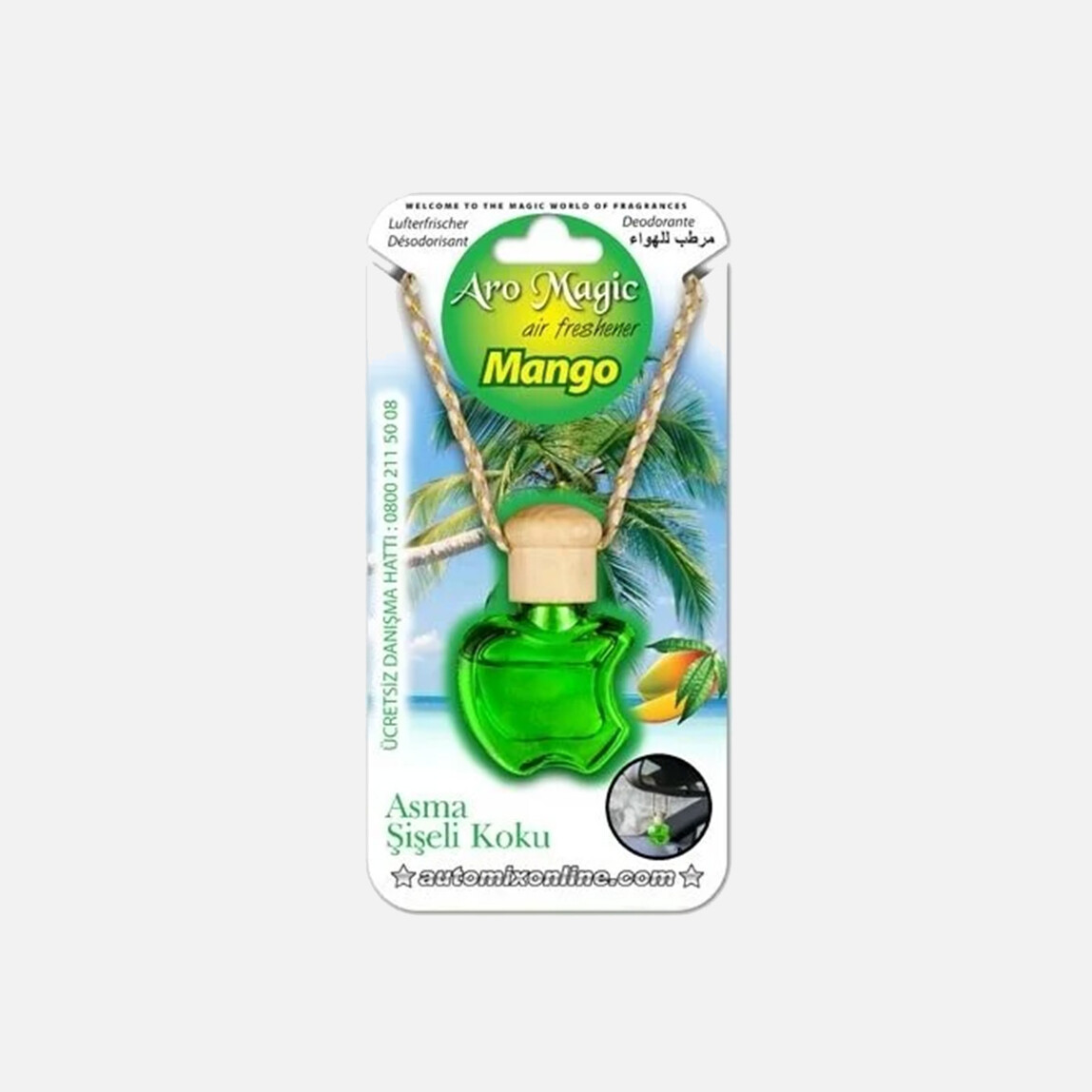 Automix Aromagic Şişeli Asma Koku Mango_0