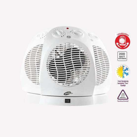 Goldmaster Mars GM-7920 2000W Fanlı Isıtıcı 