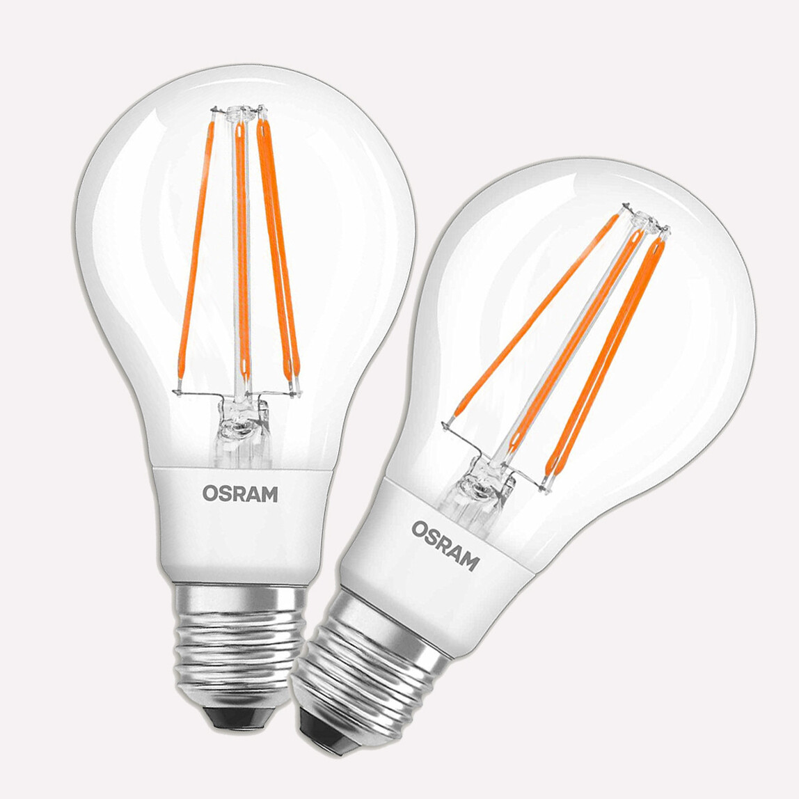    Osram 60 W Sarı Klasik E27 Duy 2'li Led Ampul   