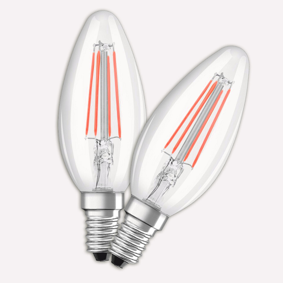    Osram 40 W Beyaz Mum E14 Duy 2'li Led Ampul   