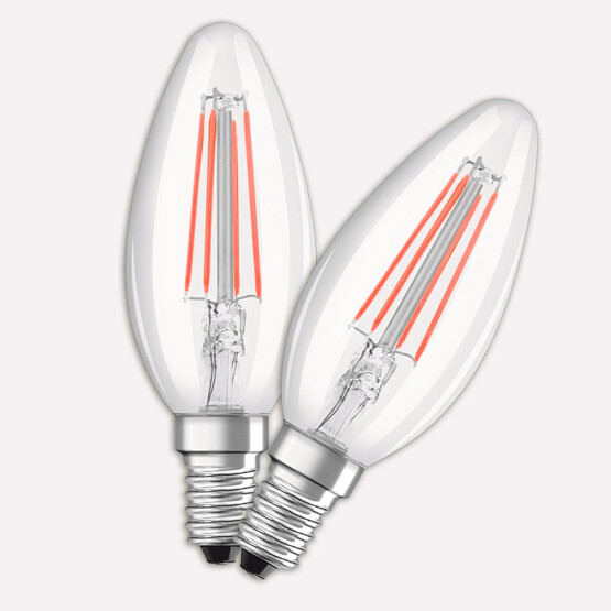 Osram 40 W Beyaz Mum E14 Duy 2'li Led Ampul  