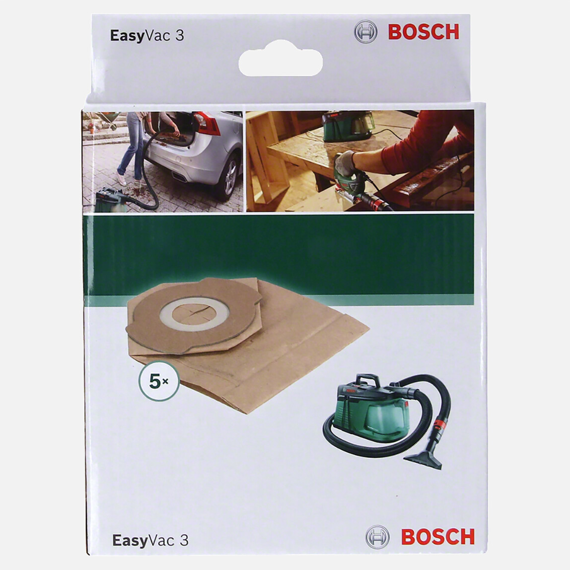    Bosch EASYVAC3 5'li Toz Torbası  