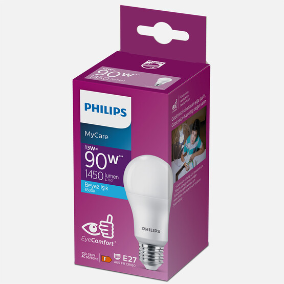 Philips 13-90 W Beyaz Klasik E27 Duy Led Ampul  