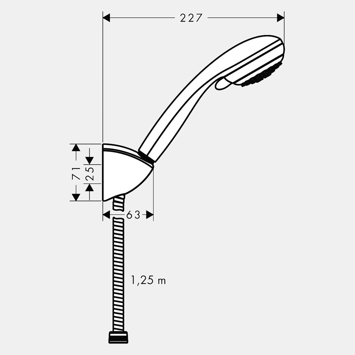    Hansgrohe Crometta 85 Vario Porter Set  