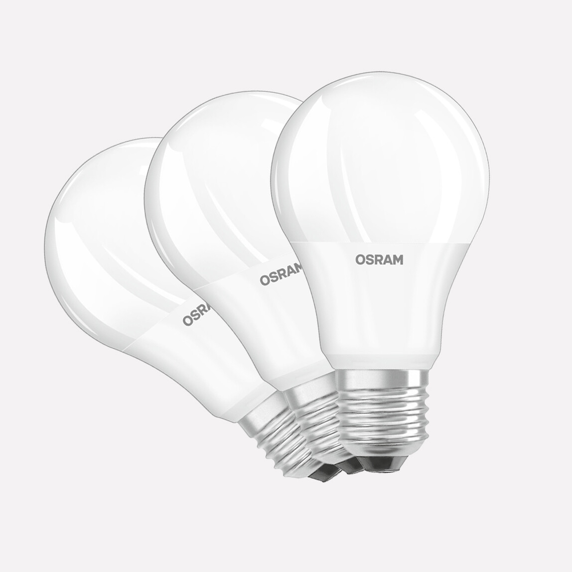 Osram 3'lü Led Klasik Ampul Beyaz Işık_0