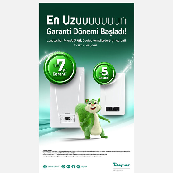 Baymak Duotec 33 30 kW Tam Yoğuşmalı Kombi 