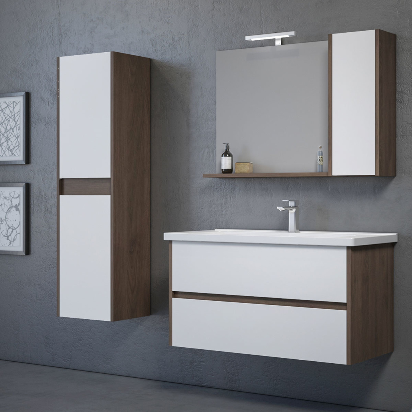 Padana 100 cm Alt Anka Banyo Dolabı, Montaj Dahil - Bauhaus