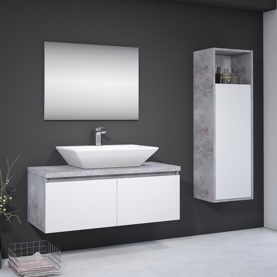 Bonitobagno Etna 100 cm Alt Modül Banyo Dolabı