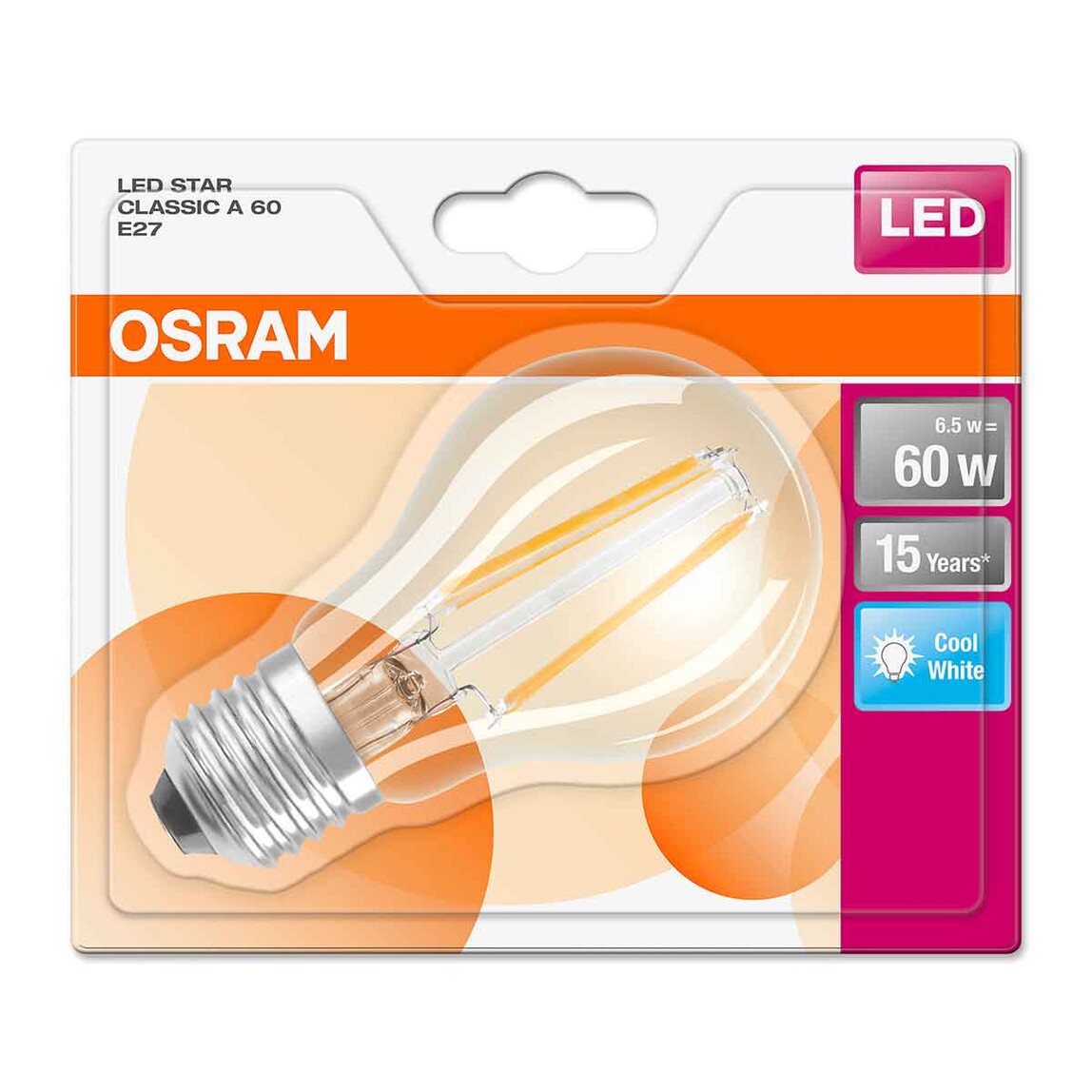    Osram CLA60 7 W Beyaz Klasik E27 Duy Led Ampul   