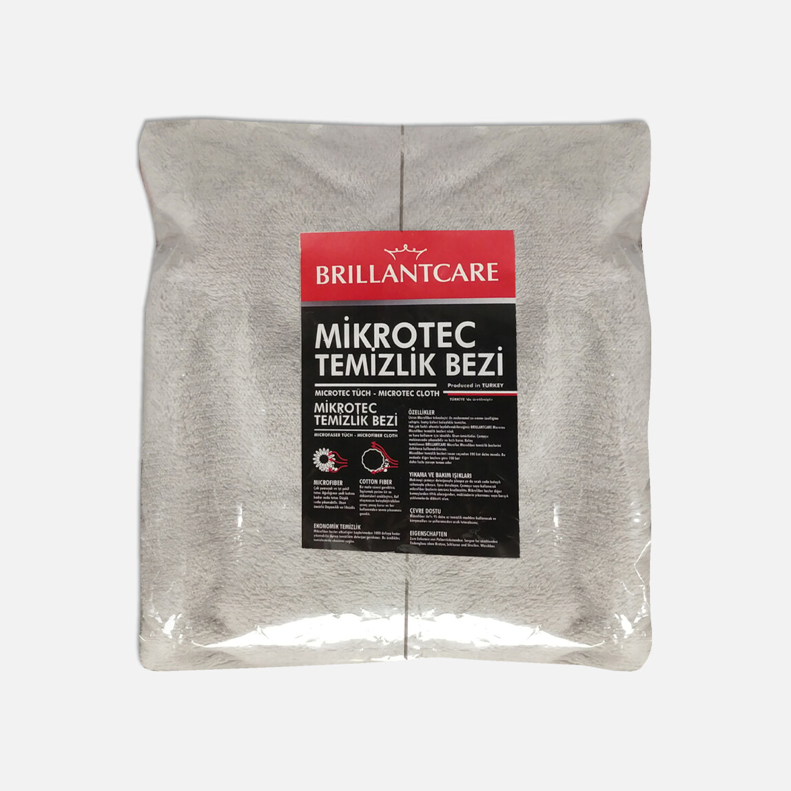    Brillantcare MicroTec 2'li Oto İç Temizlik Bezi 30x40 cm 