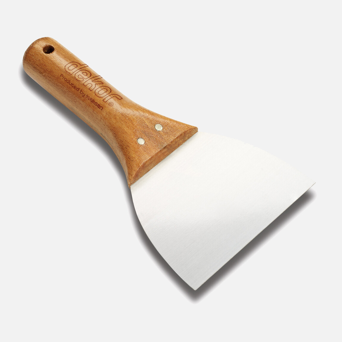    Dekor Spatulası 10 cm Ahşap Paslanmaz  