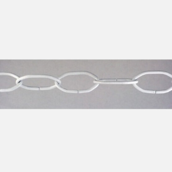 Yeni Özel 2,7 mm Oval Zincir Beyaz 