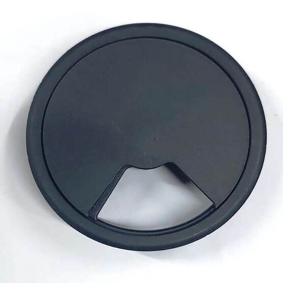 Adilon Kablo Çıkış Plastiği 8cm Siyah  