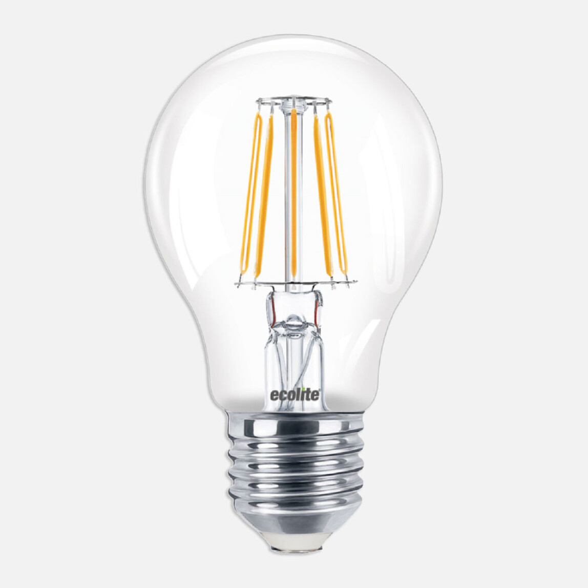    Ecolite Filament G35 6.5 W Sarı Klasik E27 Duy 2'li Led Ampul   