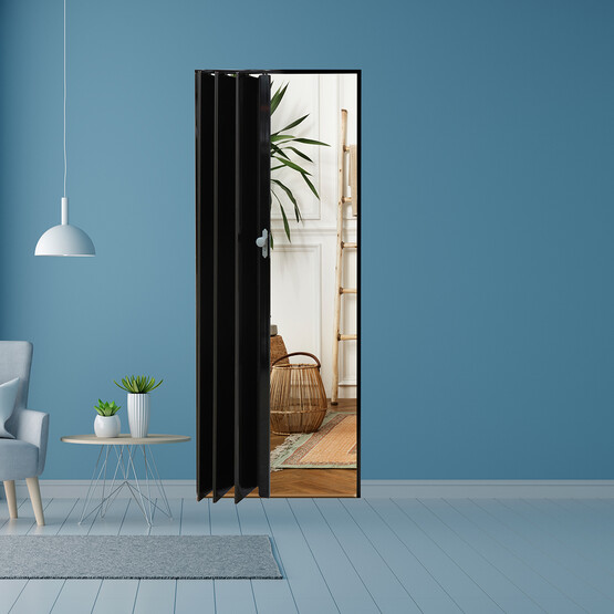 Javitrade Highgloss Akordiyon Kapı Siyah  