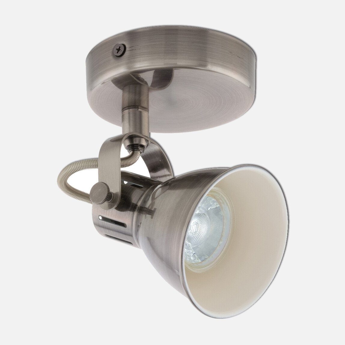    Eglo Seras 3.3 W Ledli Yuvarlak Sıvaüstü Spot 1 Adet Gümüş  
