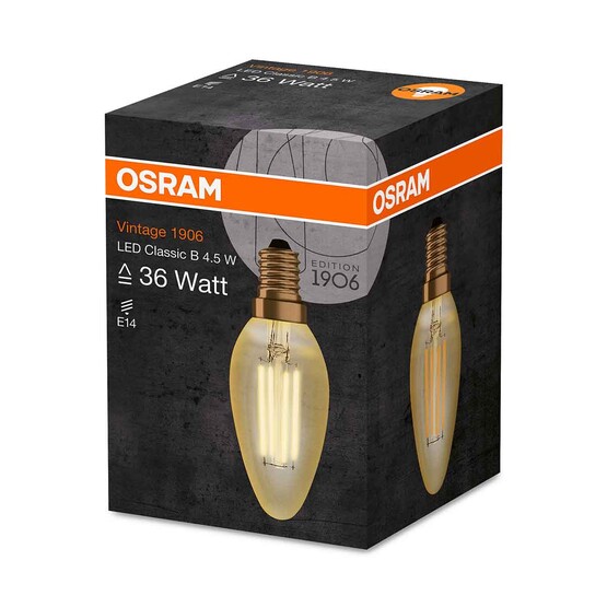 Osram CLB36 Fil Gold 4.5 W Sarı Mum E14 Duy Led Ampul  